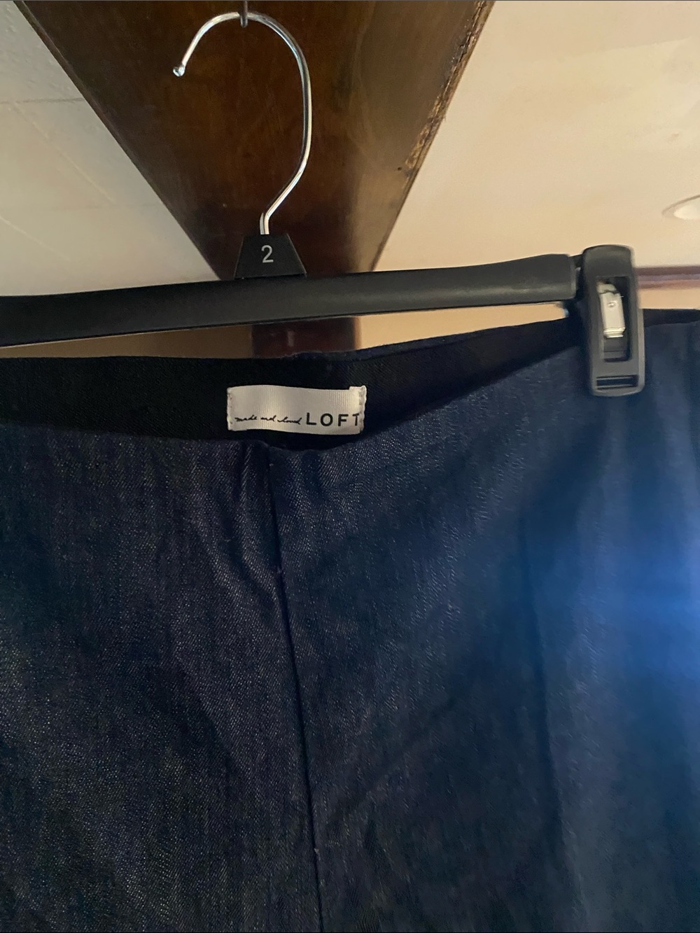 LOFT Dark Indigo Denim pants